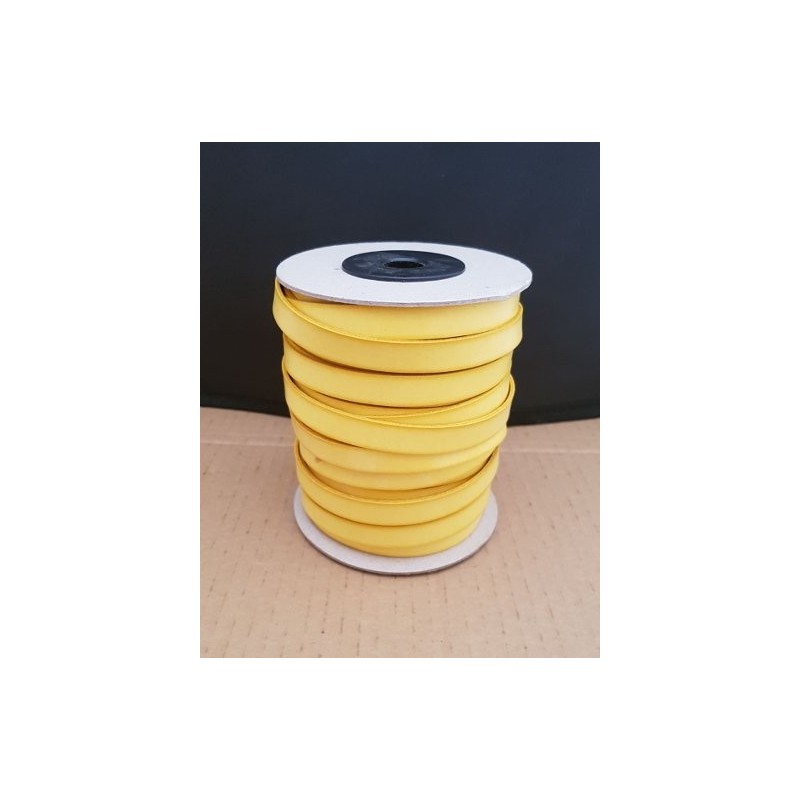 ROLLO 25 METROS TIRETA PLANA 11mm LATO AMARILLO