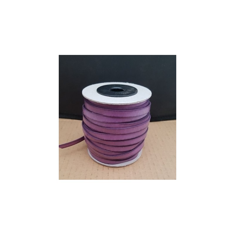 ROLLO 25 METROS TIRETA PLANA 7mm LATO MORADO