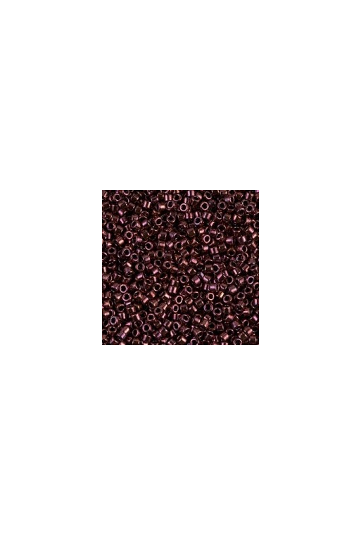 TUBO MIYUKI DELICA 11/0 Nº 012 (7,2gr) METALLIC DARK RASPBERRY