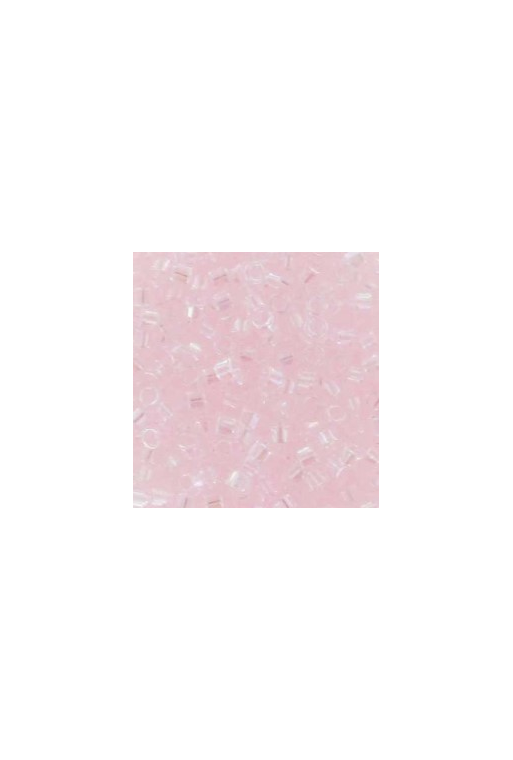 TUBO MIYUKI DELICA 11/0 Nº 082 (7,2gr) TRANSPARENT PALE PINK AB