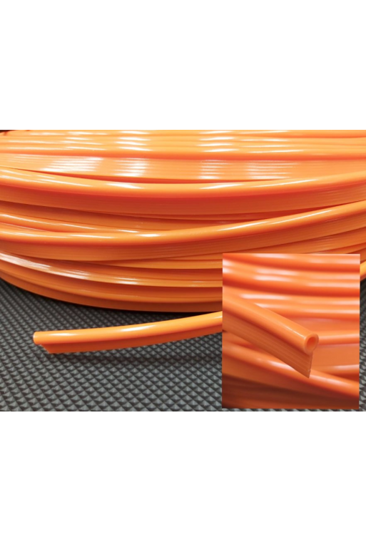 VIVO PVC (PERFIL) CON PESTAÑA 10X4,5mm NARANJA