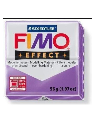 FIMO EFFECT (56gr.) COLOR 604 LILA TRANSLÚCIDO