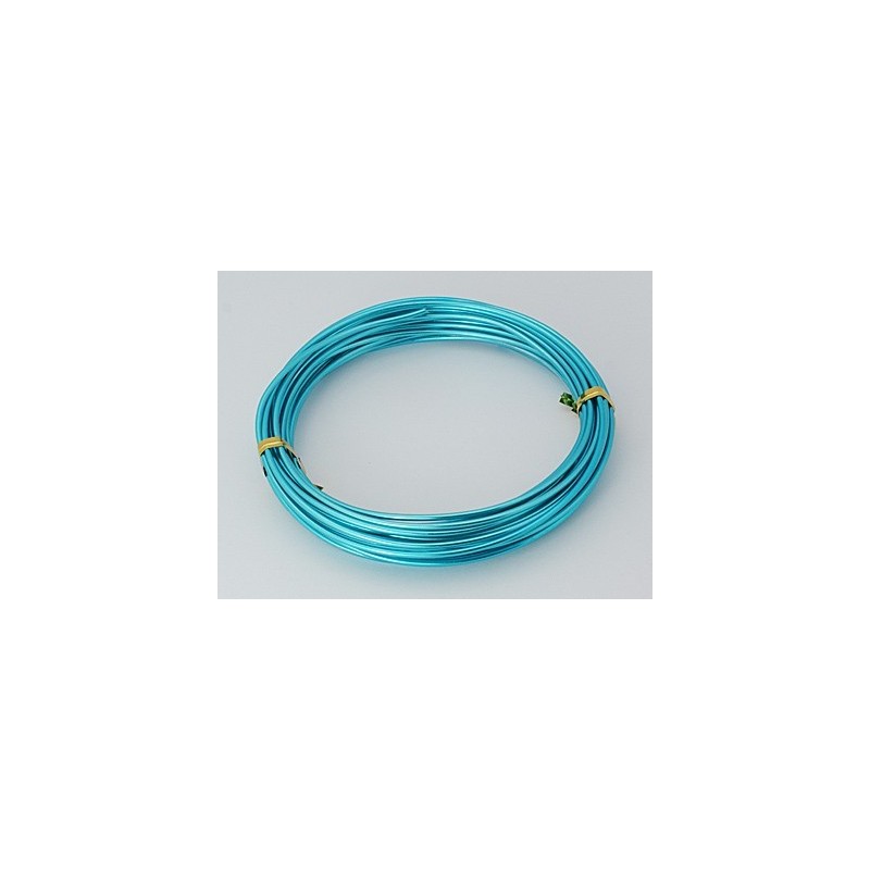 CABLE ALUMINIO 1,5mm (6Mt) 29gr.TURQUESA