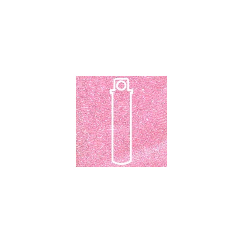 TUBO MIYUKI DELICA 11/0 Nº 071 (7,2gr) TRANSPARENT PINK AB