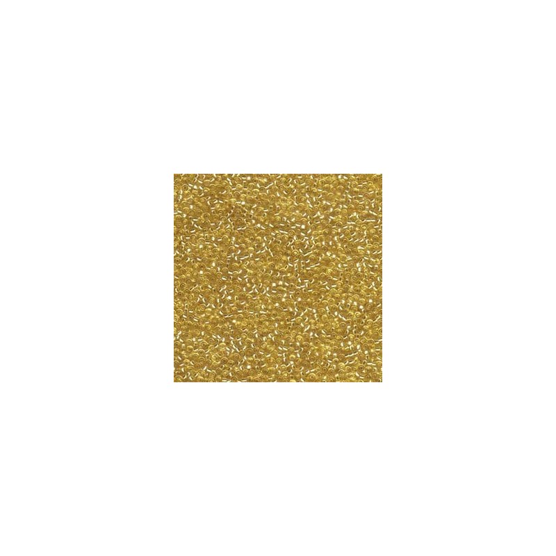 MIYUKI ROCALLA 15/0 (100gr) LINED GOLD 15-93