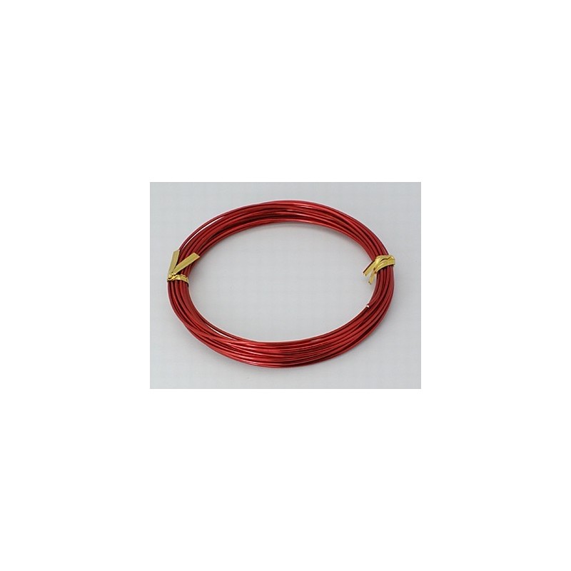 CABLE ALUMINIO 1,5mm (6Mt) 29gr.ROJO